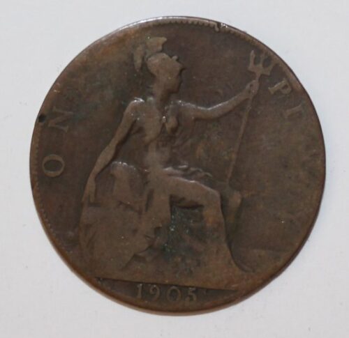 1905 british one penny