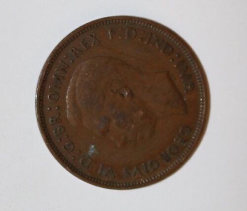 194 british one penny coin