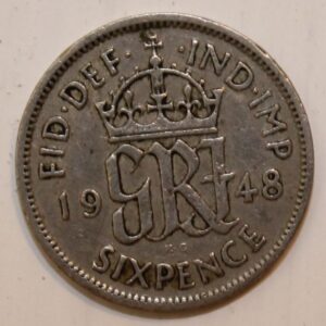 1948 sixpence