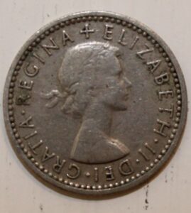 1955 sixpence