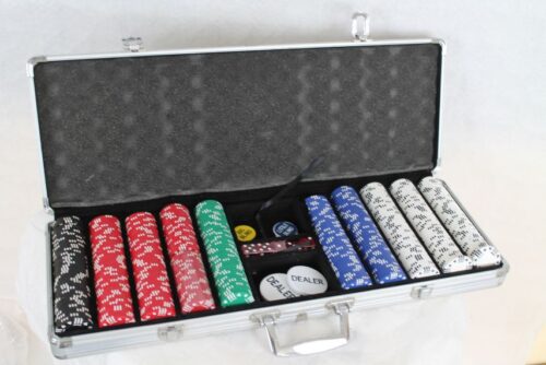 Poker set and case