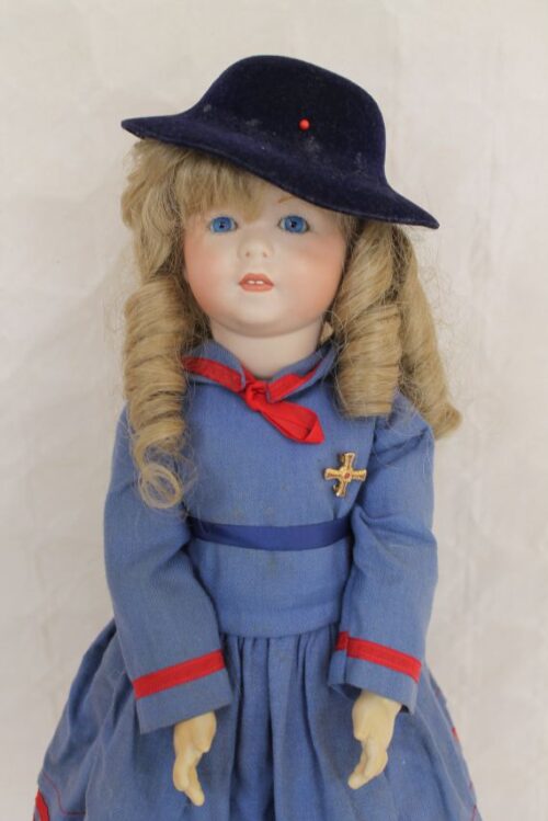 french vintage porcelein doll