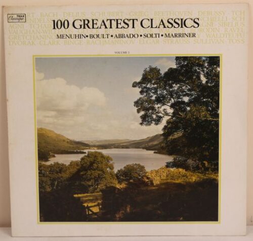 100 greatest classics 33" vinyl album