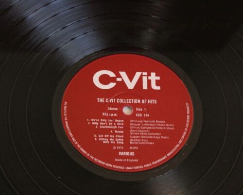 C-VIT collection of hits front and record vinyl