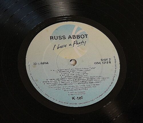 Russ abbot i love a party vinyl disk