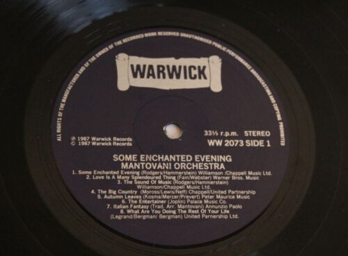 mantovani orchestra some enchanting evening vinyl