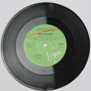 phil collins against all odds side a 45" vinyl