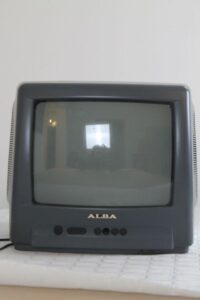 Vintage Portable television Alba CTV 3407 Television 14 Inch Screen Model