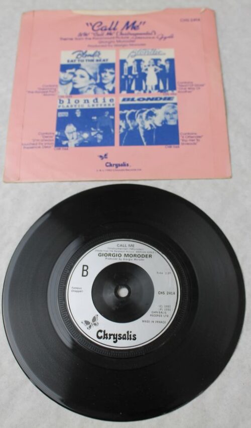 blondie call me vinyl