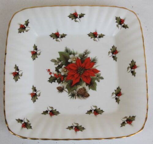 christmas patterned plate