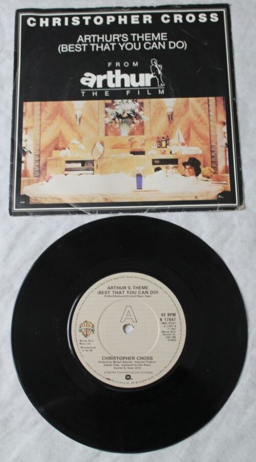 christopher cross minstrel gigolo vinyl 45"