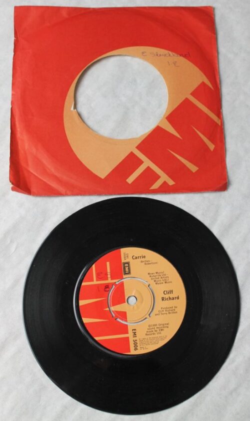 cliff richard carrie 45" vinyl