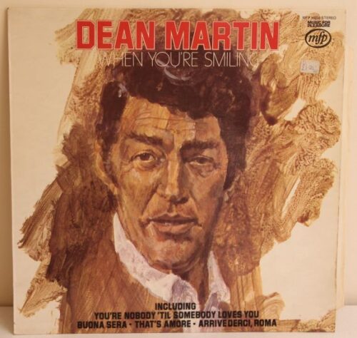 dean martin when you are smiling 33" vinyl album