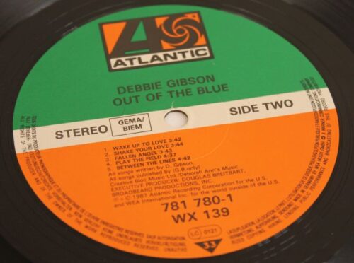 debbie gibson out of the blue 33" vinyl album