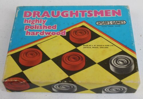 draughts boardgame set