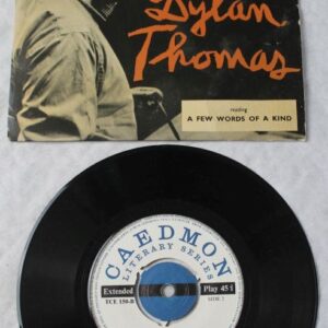 dylan thomas a few words of a kind vinyl