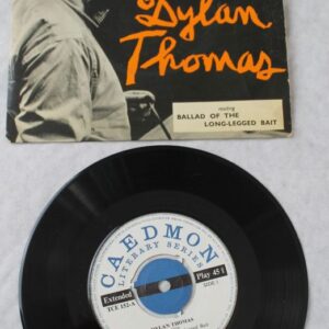 dylan thomas ballad of the longlegged bait vinyl 45"