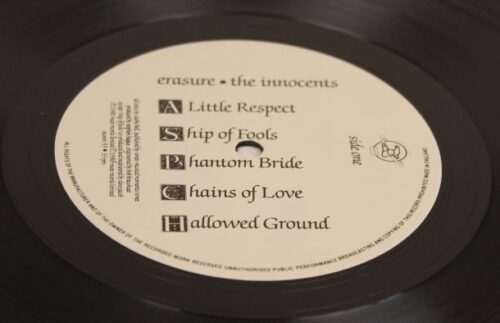 erasure the innocents 33" vinyl album