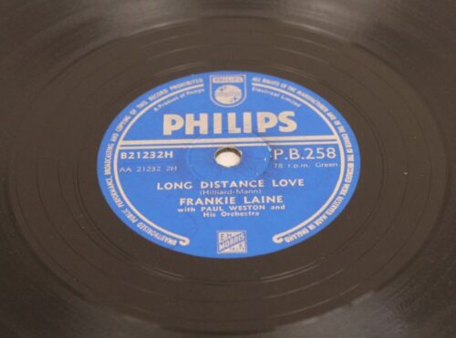 frankie laine long distance love vinyl disc