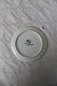 back of Collectable Hutschenreuther Plate