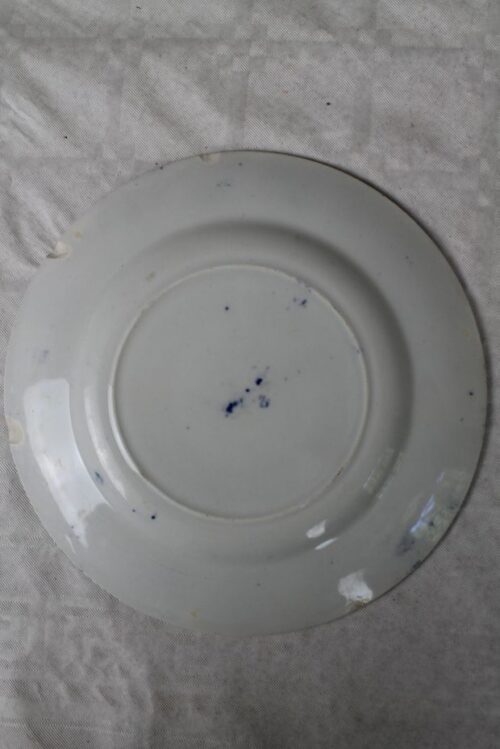 Vintage English earthenware ironstone broadhurst staffordshire "the english scene" 16,5 cm plate