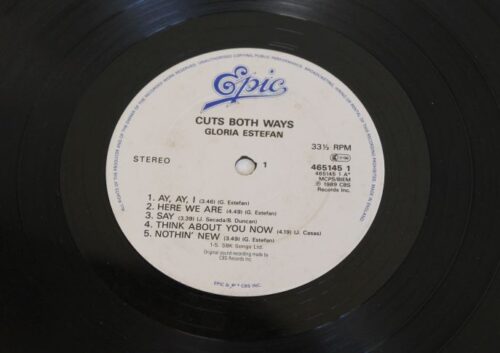 Gloria Estefan cuts both ways 33" vinyl