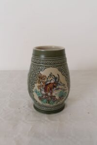 Siedlung 1987 beer mug with a goat and mountain scene