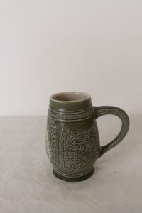 WF Bobingen beer mug with a goat and mountain scene