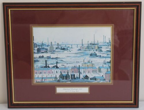 L.S. Lowry Print: Industrial Landscape