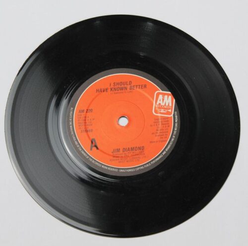 jum diamond i should have known better 45" vinyl