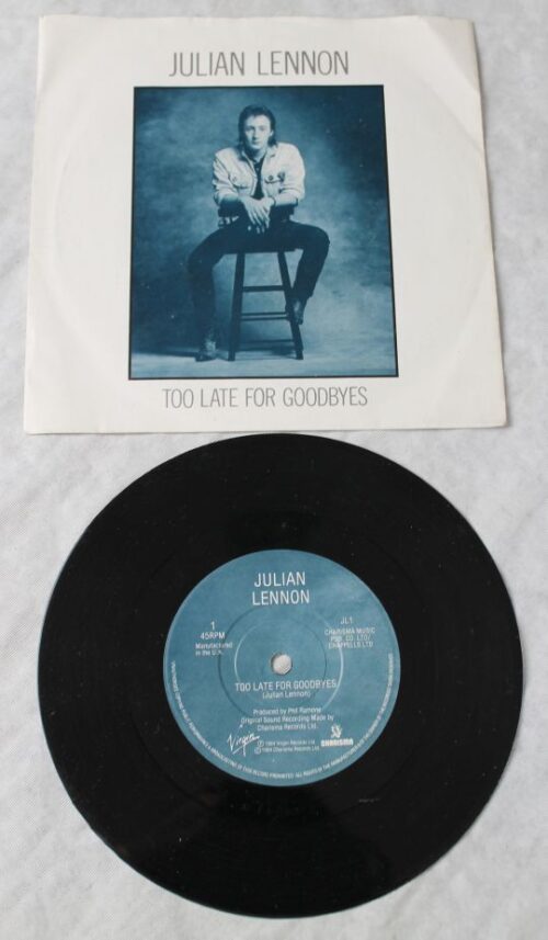 julian lennon too late for goodbyes vinyl