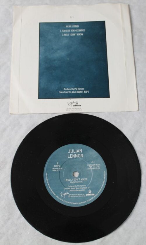 julian lennon too late for goodbyes vinyl