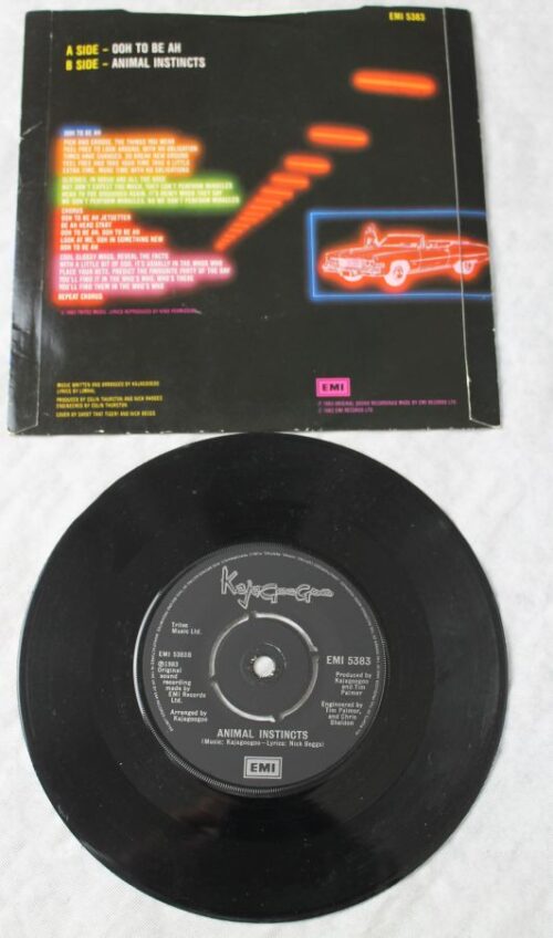 kajagoogoo ooh to be ah vinyl 45"