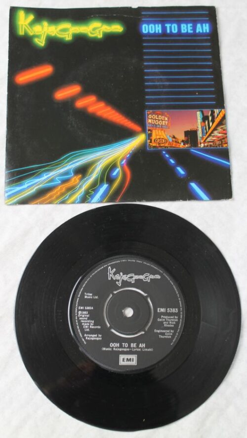 kajagoogoo ooh to be ah vinyl 45"