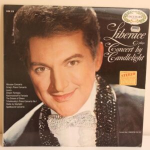 Liberace concert by candlelight 33" vinyl album