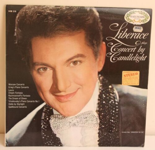 Liberace concert by candlelight 33" vinyl album