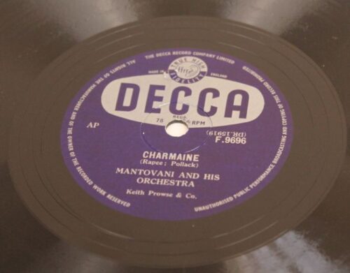 mantonavi orchestra charmaine vinyl disc