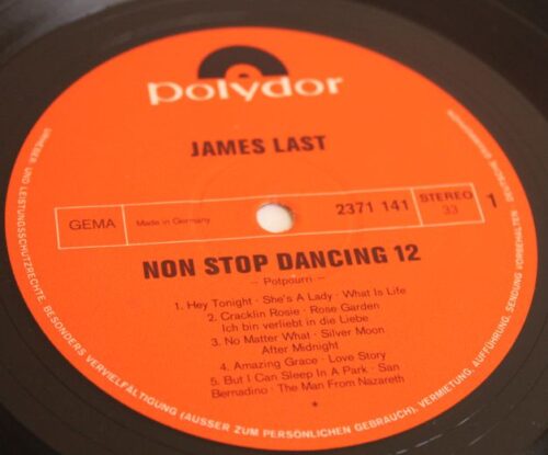 James last non stop dancing 12 33" vinyl album