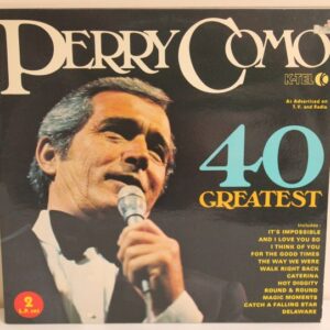 perry como 33" vinyl album 40 greatest