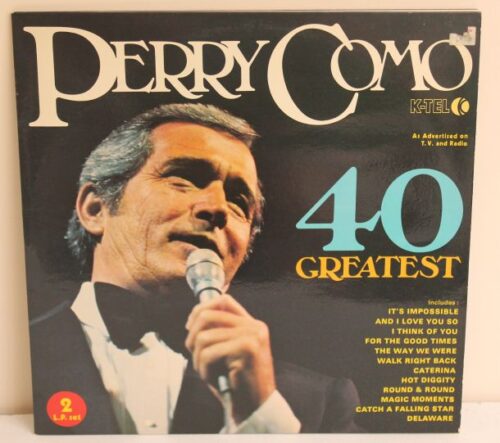 perry como 33" vinyl album 40 greatest