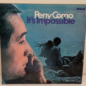 perry como it's impossible 33" vinyl album