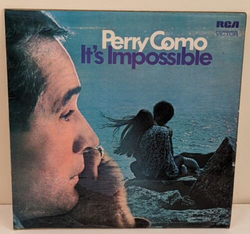 perry como it's impossible 33" vinyl album