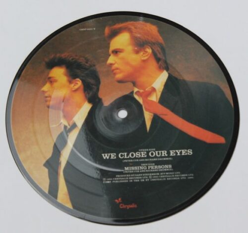 peter cox missing persons 45" vinyl we close our eyes