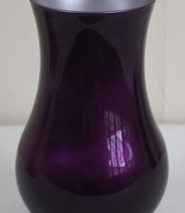 purple flowers vase