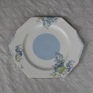 Royal by appiontment Paragon Plate Made in England with blue flower prints made in England.