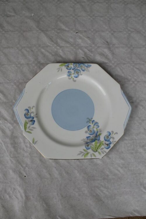 Royal by appiontment Paragon Plate Made in England with blue flower prints made in England.