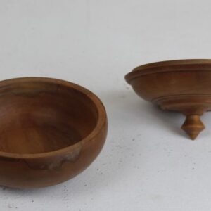 small handmade wooden bowl from New Zealand