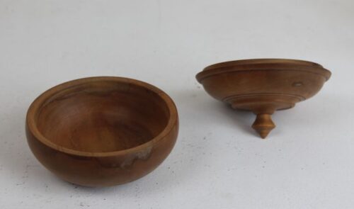small handmade wooden bowl from New Zealand