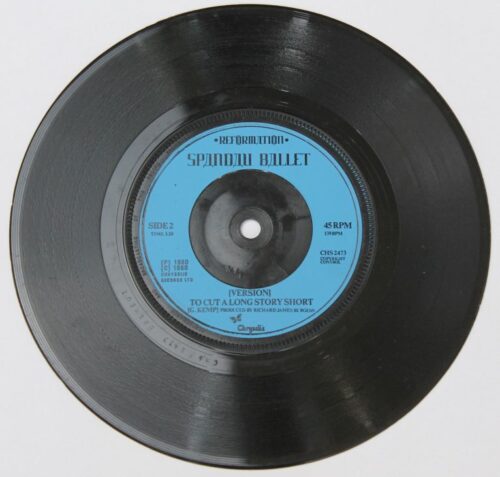 spandau ballet to cut a long story short 45" vinyl