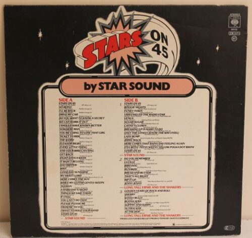 star sound stars on 45 33" vinyl album